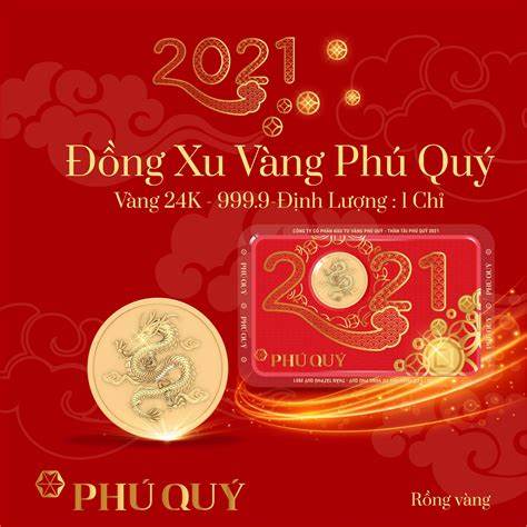 Sản phẩm đồng xu vàng Phú Quý 24k được nhiều người Việt Nam ưa chuộng.