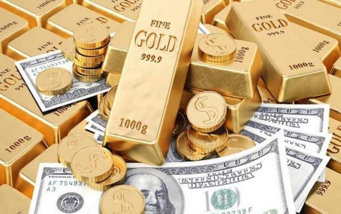 Mối quan hệ nghịch đảo giữa giá vàng và giá USD.